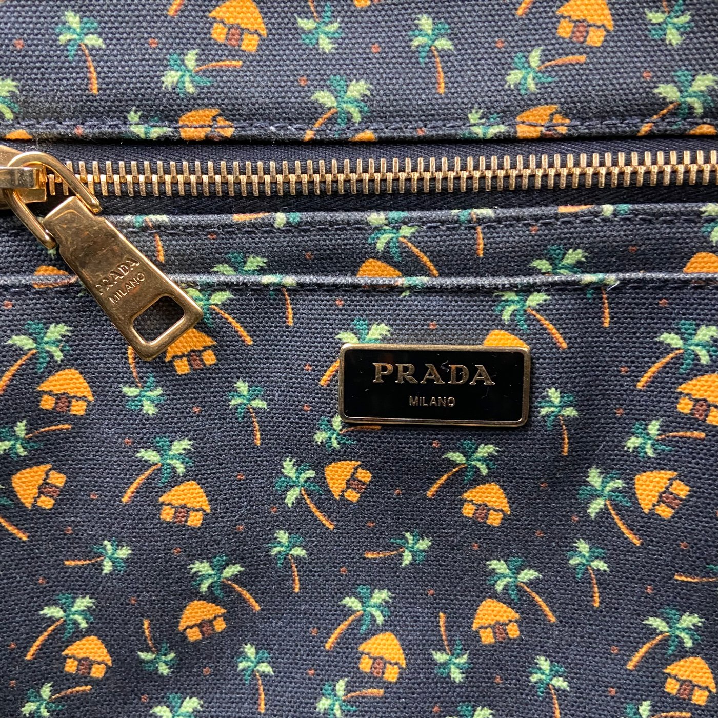Prada Canapa St. Palma Limited Edition Tote Bag