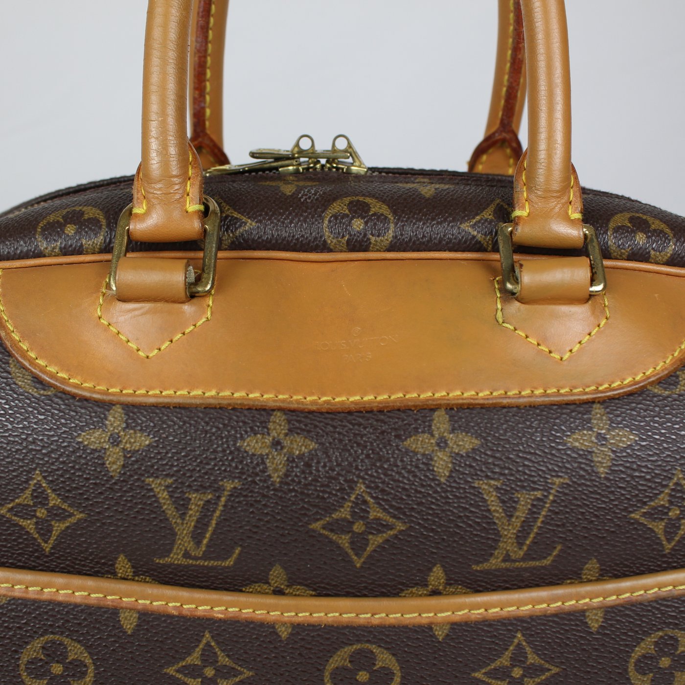 Louis Vuitton Monogram Canvas Deauville Travel Hand Bag
