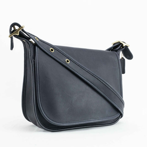 Authentic Salvatore Ferragamo Brown leather crossbody bag