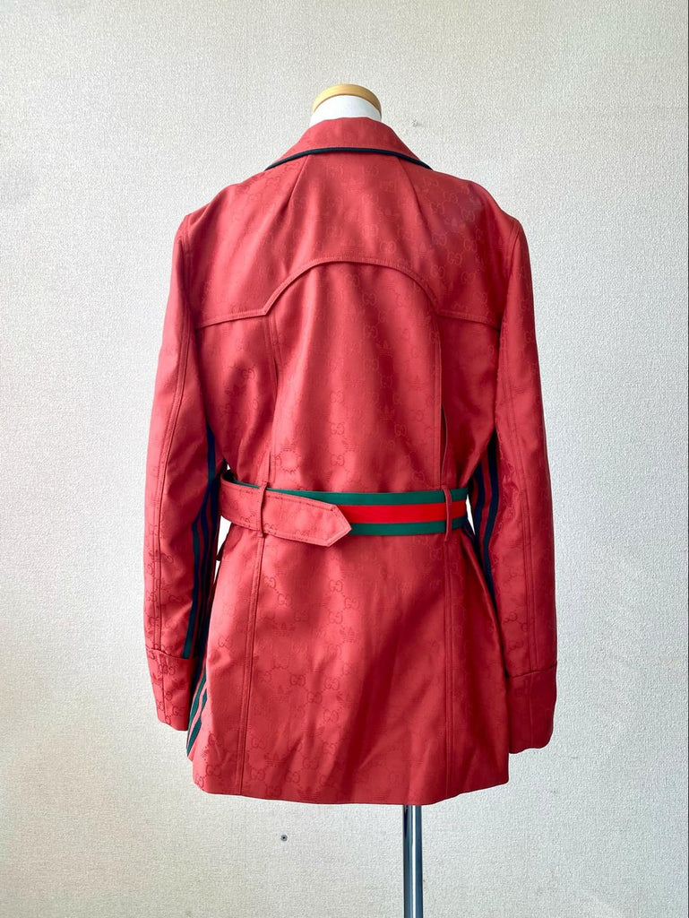 Gucci x Adidas GG Trefoil Coat