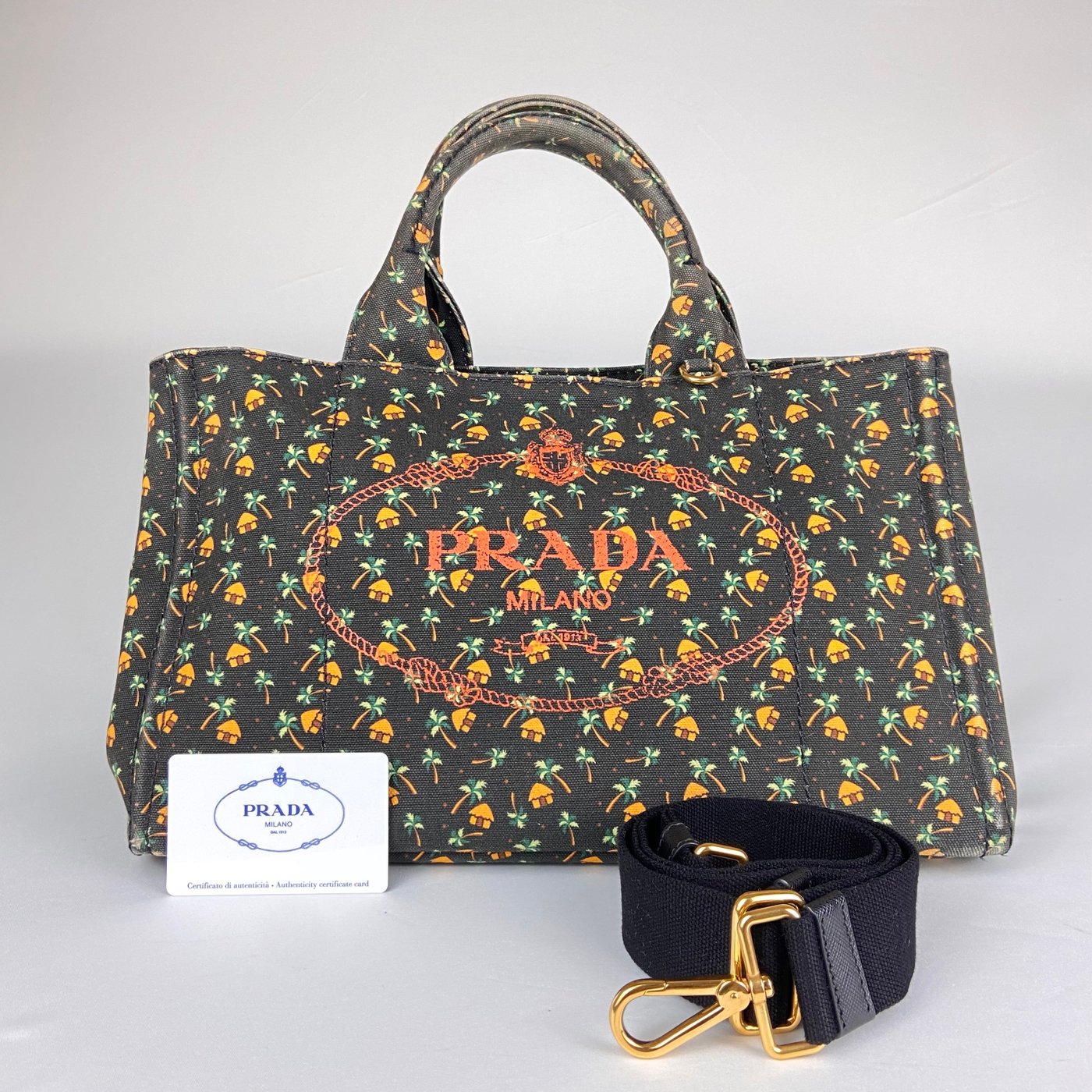 Prada Canapa St. Palma Limited Edition Tote Bag