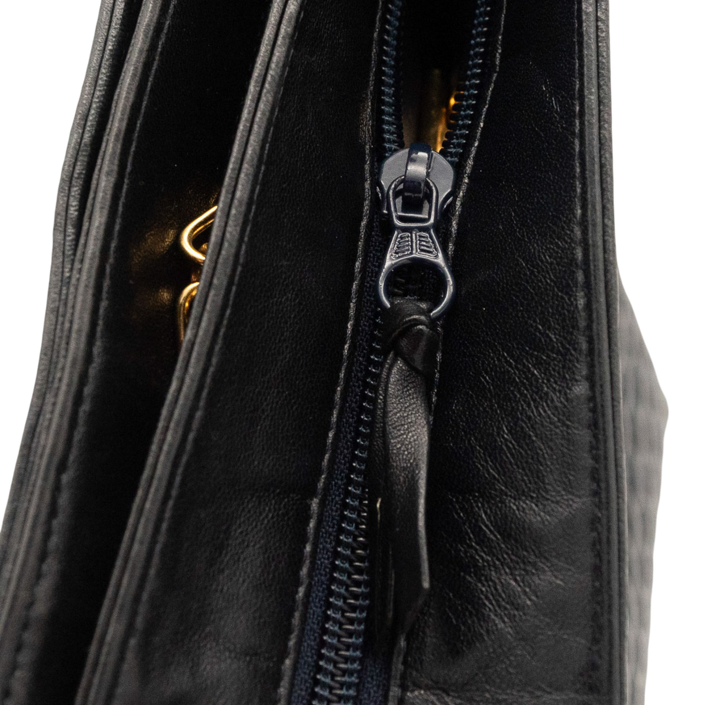 Bally Vintage Quilted Leather Shoulder Bag in Black