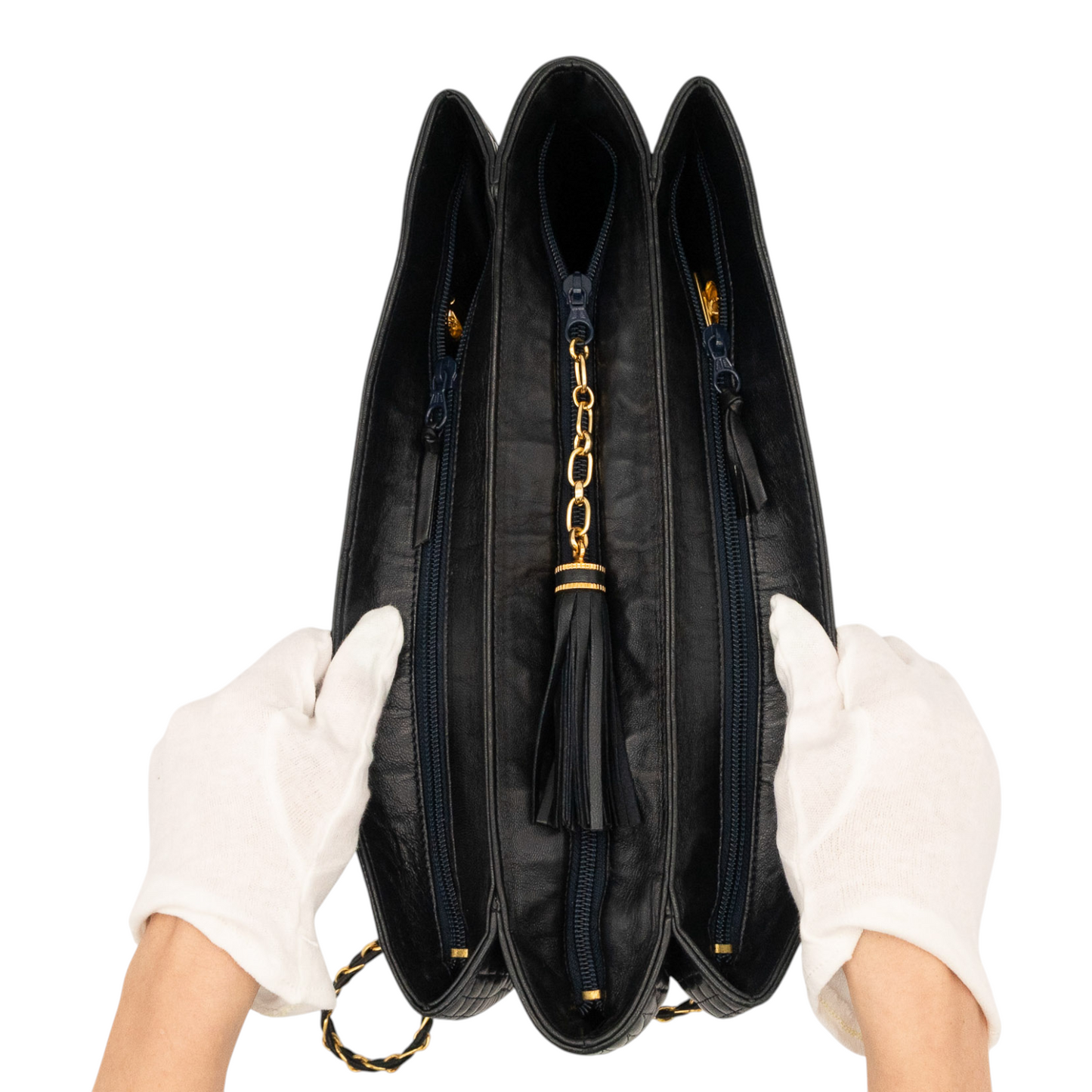 Bally Vintage Quilted Leather Shoulder Bag in Black