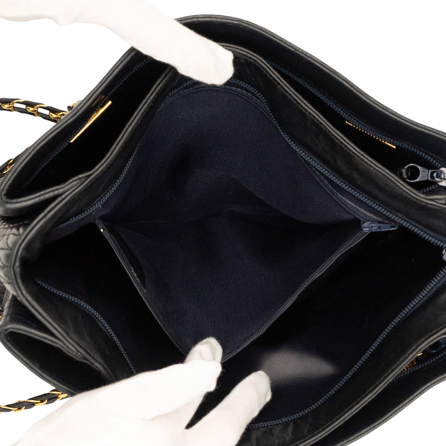 Bally Vintage Quilted Leather Shoulder Bag in Black