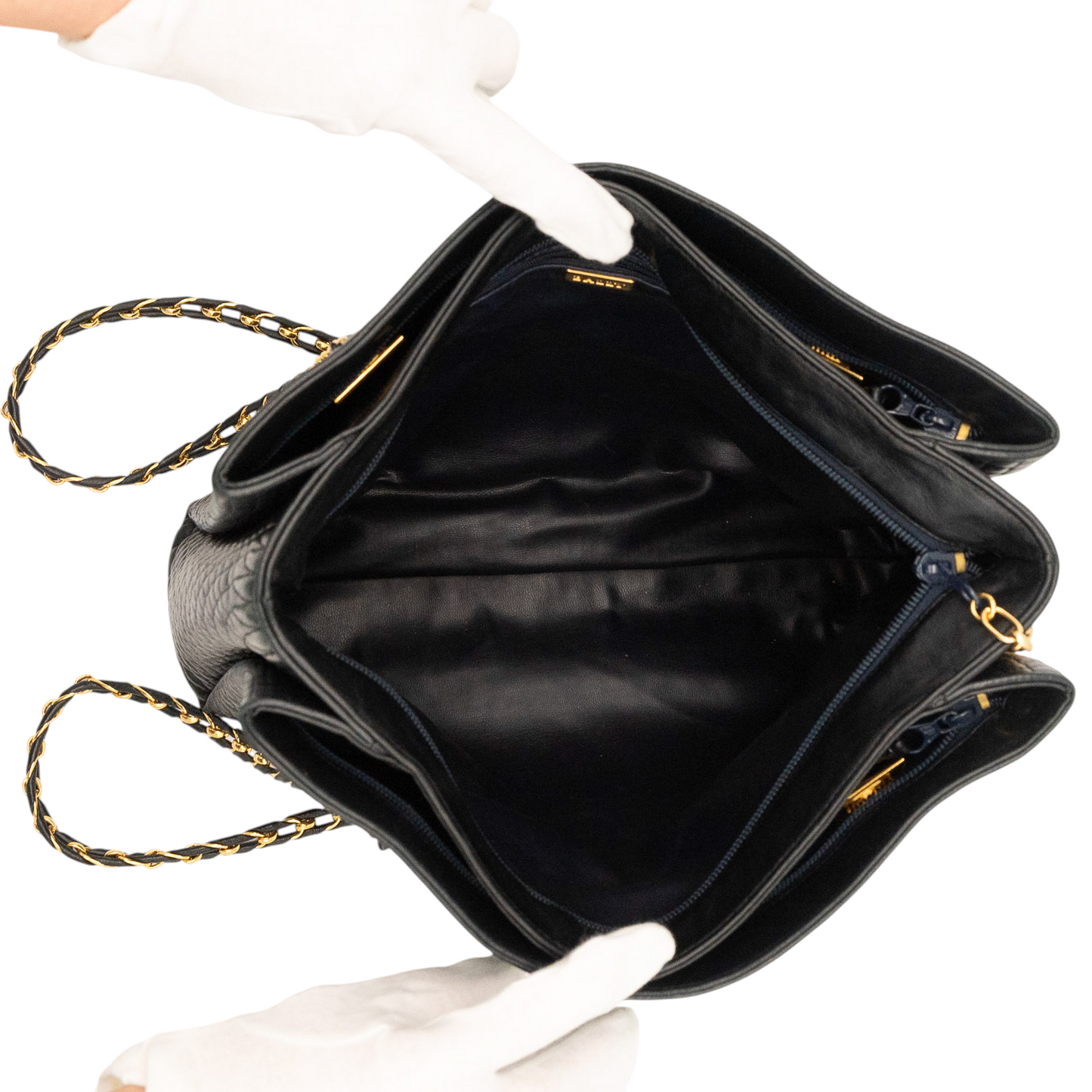 Bally Vintage Quilted Leather Shoulder Bag in Black