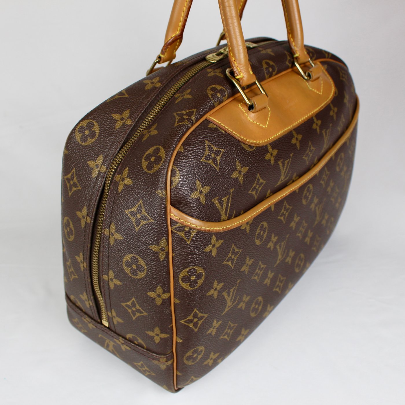 Louis Vuitton Monogram Canvas Deauville Travel Hand Bag