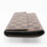 Authentic Louis Vuitton Brown Damier Trifold Wallet