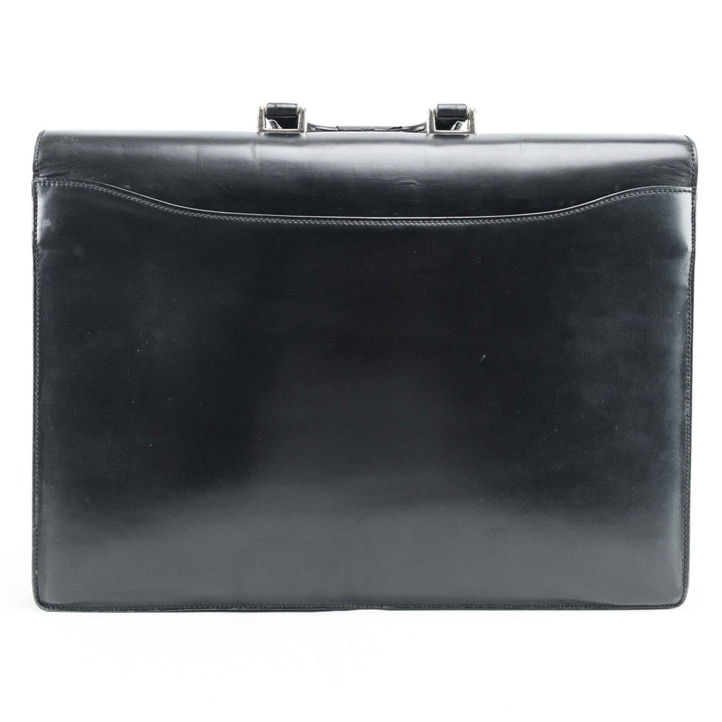 GUCCI Black Leather Business bag