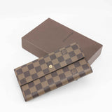 Authentic Louis Vuitton Brown Damier Trifold Wallet