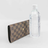Authentic Louis Vuitton Brown Damier Trifold Wallet