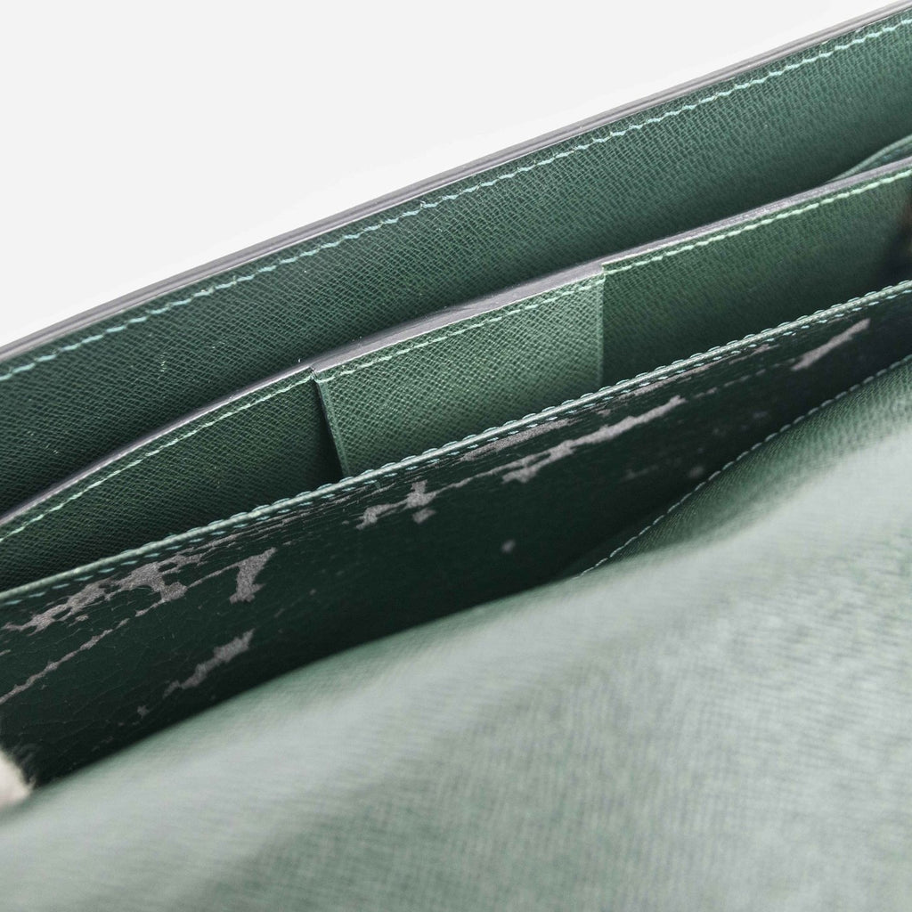 Louis Vuitton Green Taiga Leather Robusto Briefcase