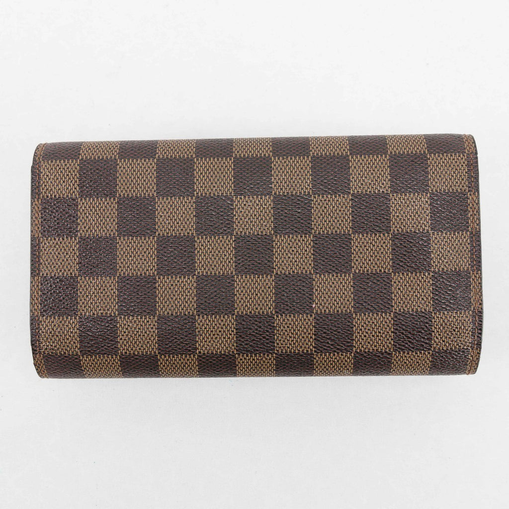 Authentic Louis Vuitton Brown Damier Trifold Wallet