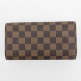 Authentic Louis Vuitton Brown Damier Trifold Wallet