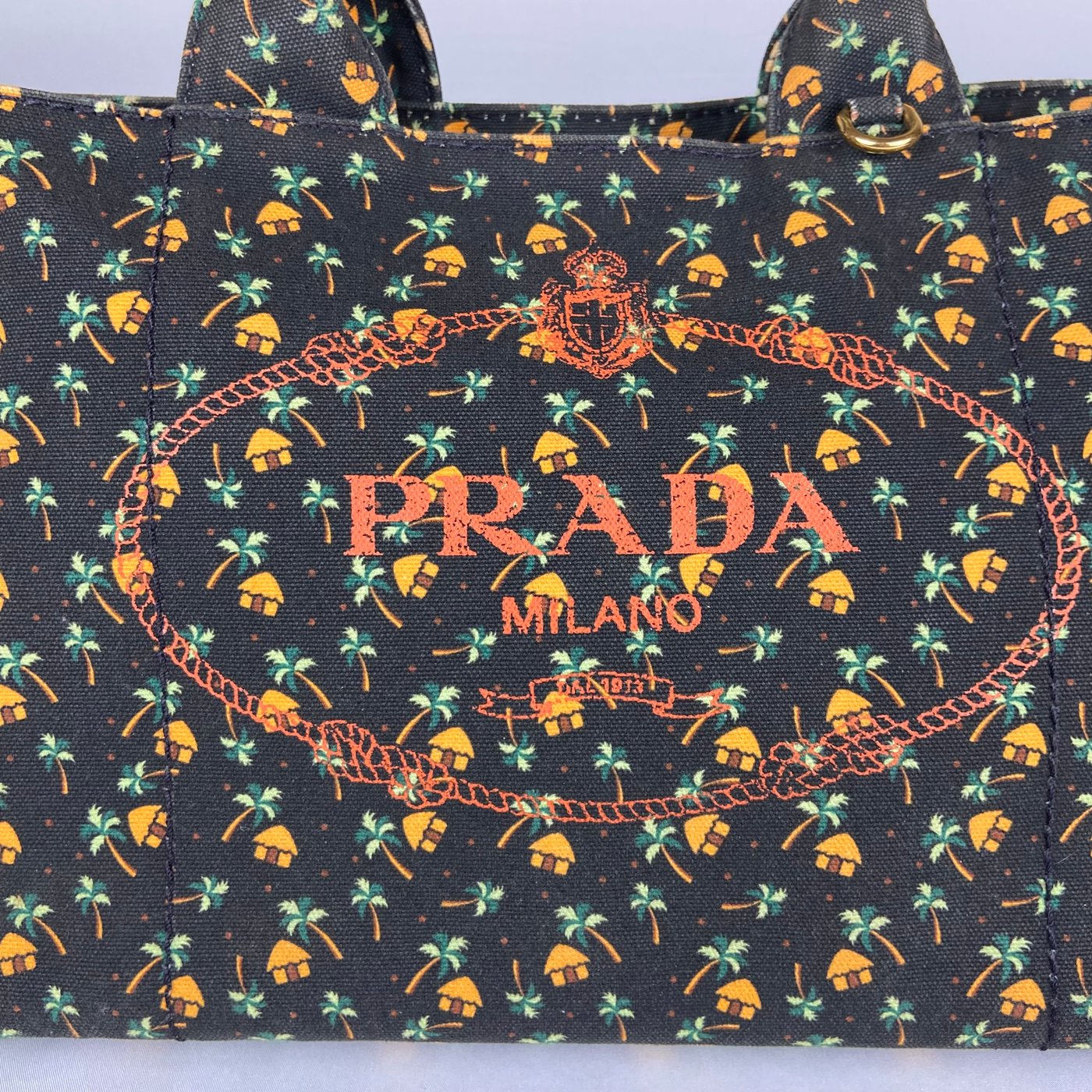 Prada Canapa St. Palma Limited Edition Tote Bag