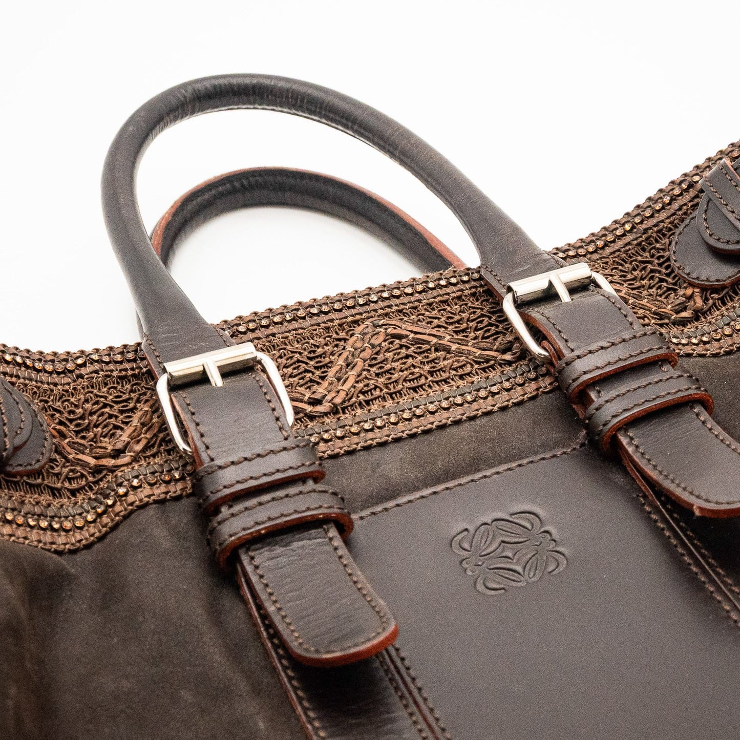 Loewe Limited Edition Paseo Suede Tote – 160th Anniversary Collection