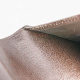 Authentic Louis Vuitton Brown Damier Trifold Wallet