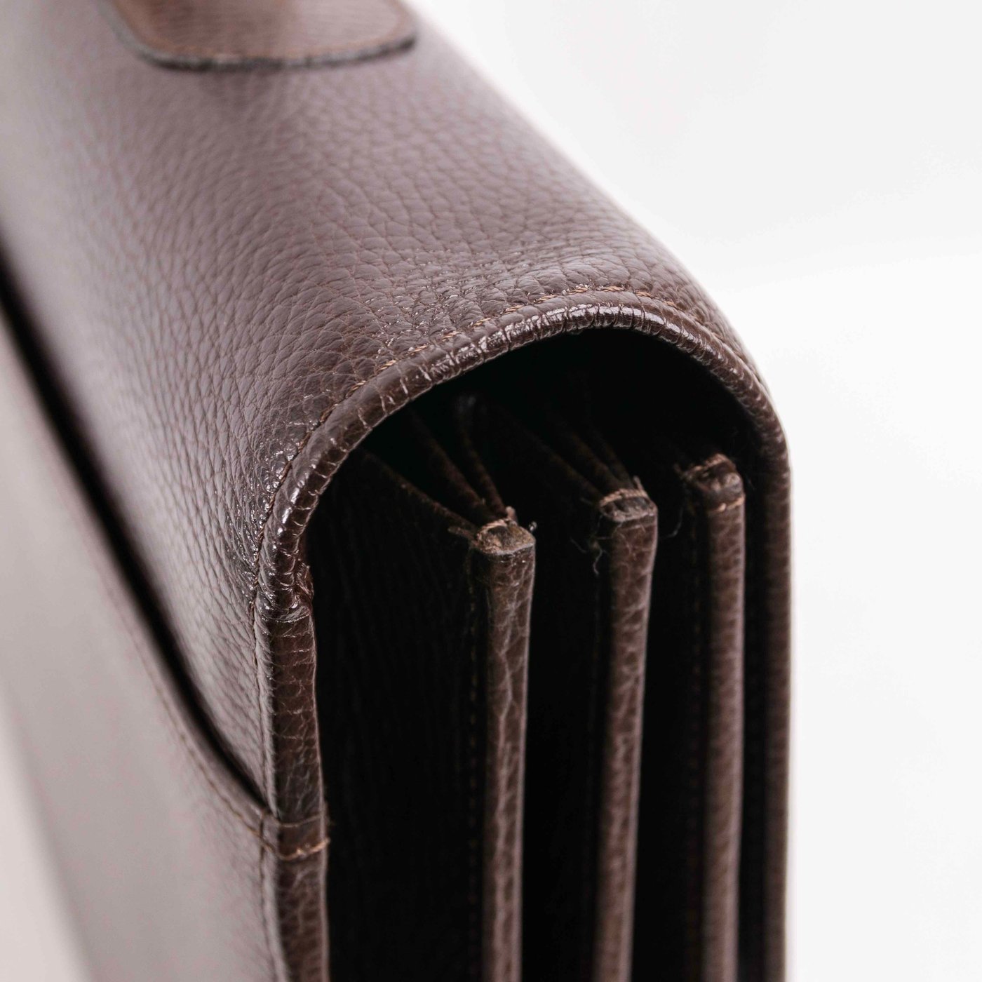 Gianni Versace - Classic Medusa Head Brown Leather briefcase