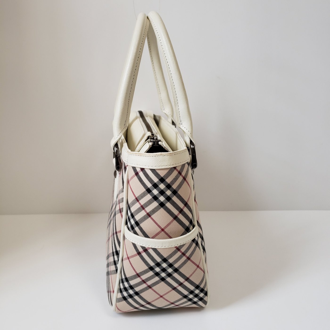 Burberry Novacheck canvas & leather handbag