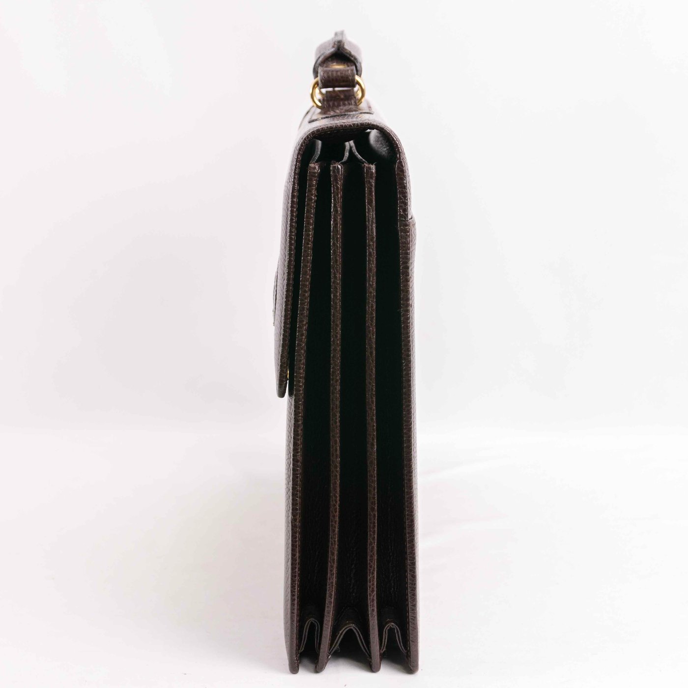 Gianni Versace - Classic Medusa Head Brown Leather briefcase