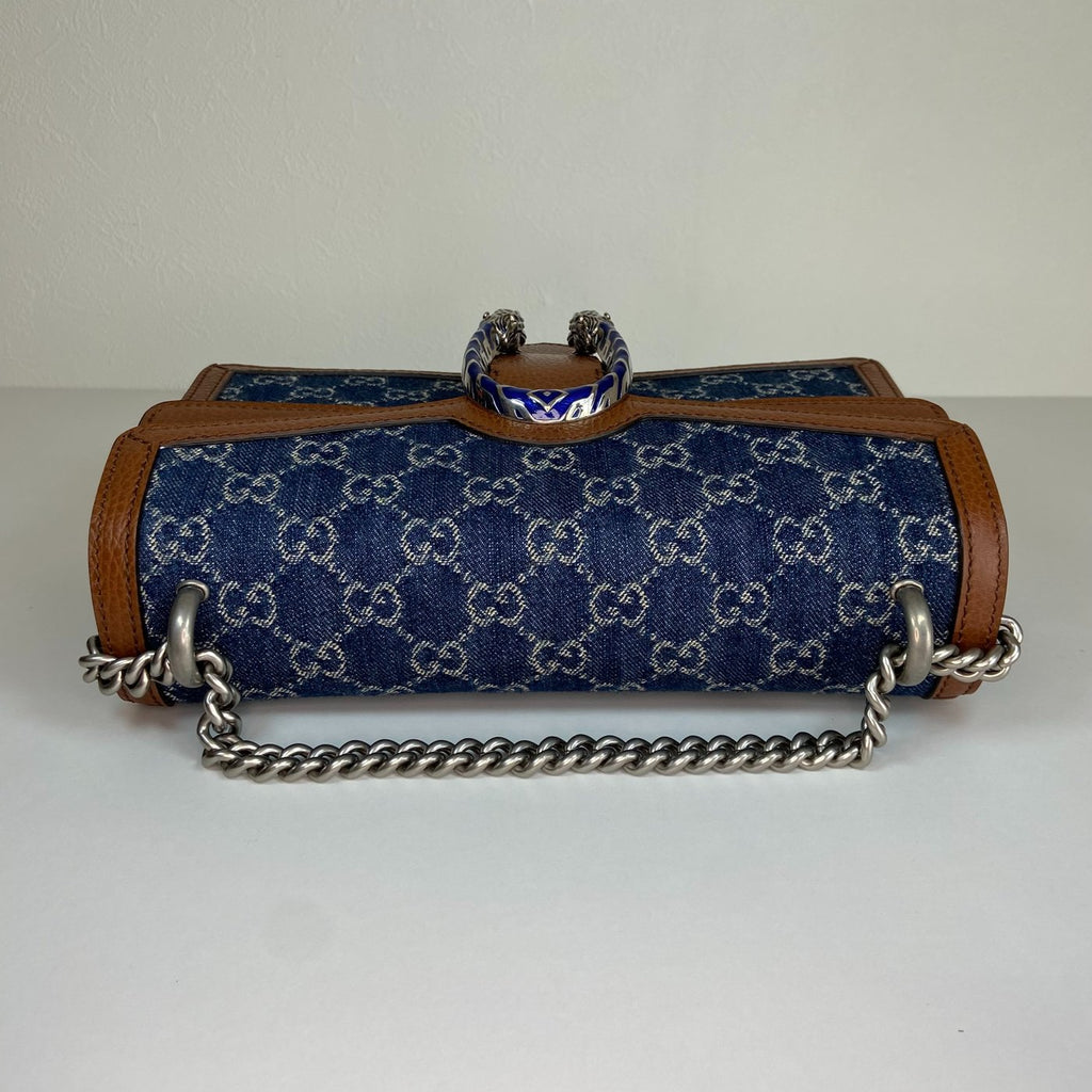 Authentic Gucci Dionysus GG Denim Shoulder Bag