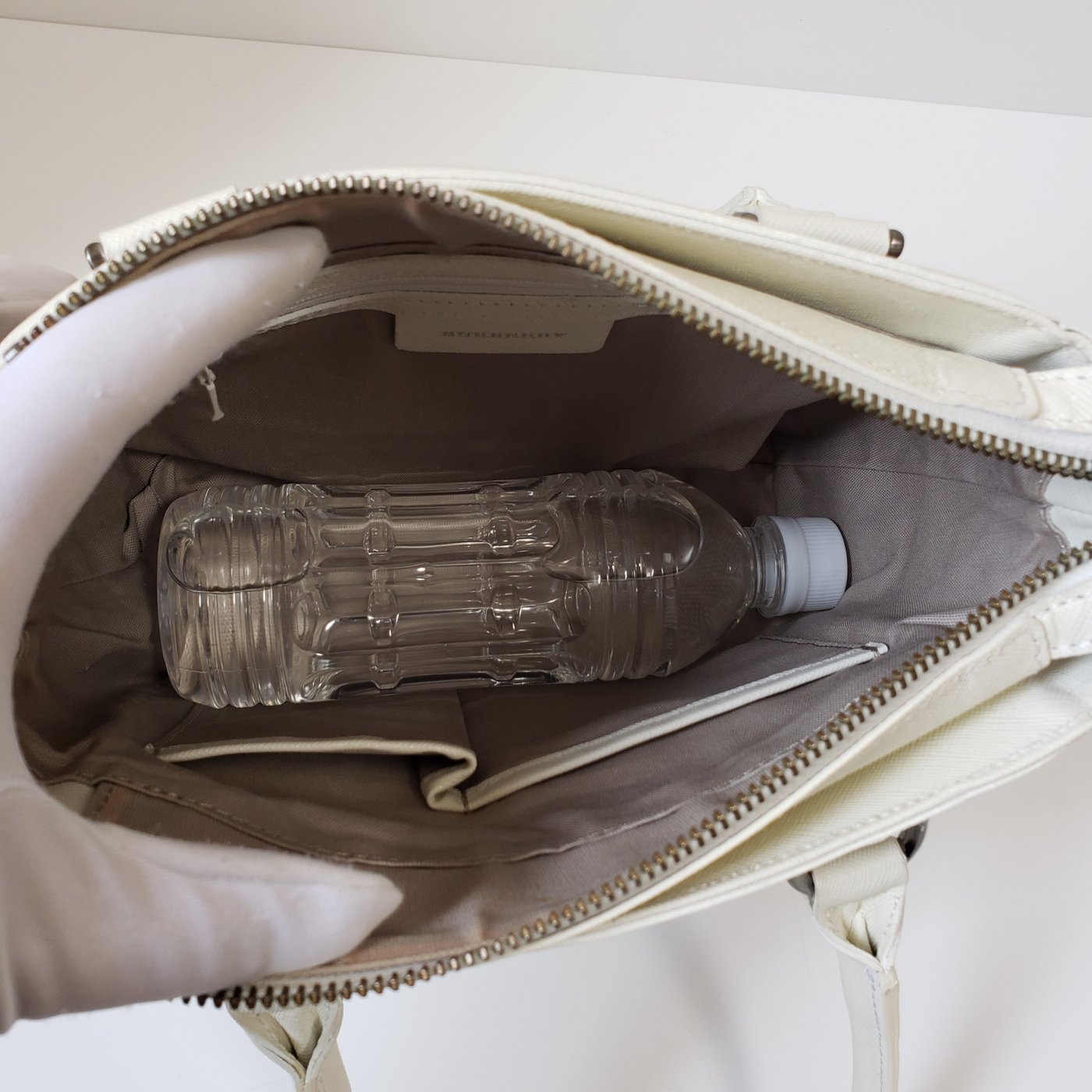 Burberry Novacheck canvas & leather handbag