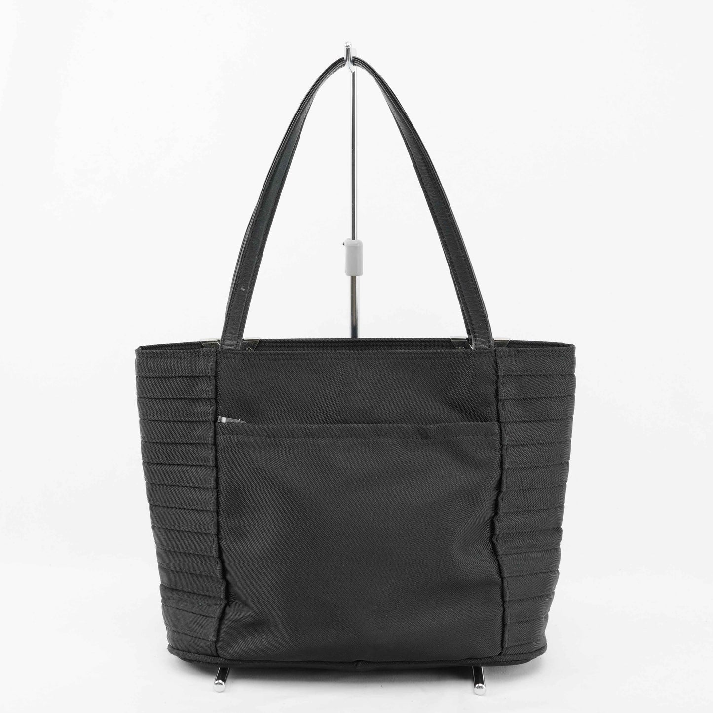 Valentino Garavani - Black Nylon & Leather Trimmed Tote Bag - Made in Italy