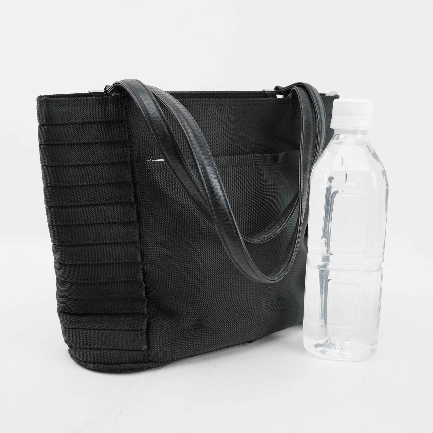 Valentino Garavani - Black Nylon & Leather Trimmed Tote Bag - Made in Italy