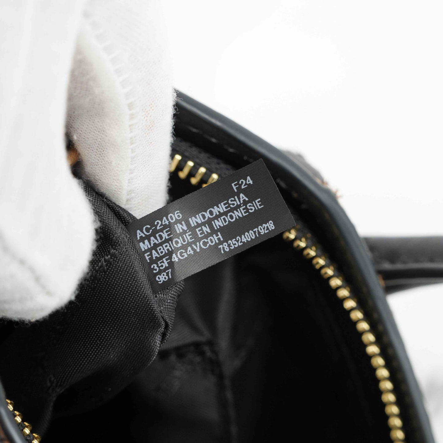 Michael Kors Mercer Gallery Small Leopard Print & Black Leather Satchel Bag