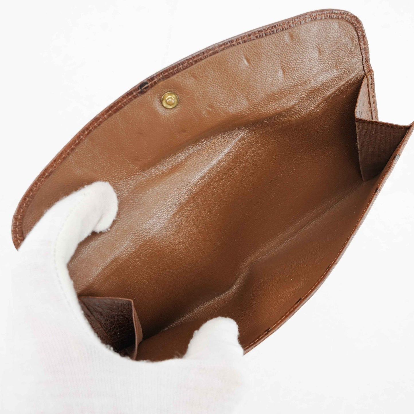 Bally Brown Ostrich Leather Long Wallet – Made in Germany