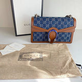 Authentic Gucci Dionysus GG Denim Shoulder Bag