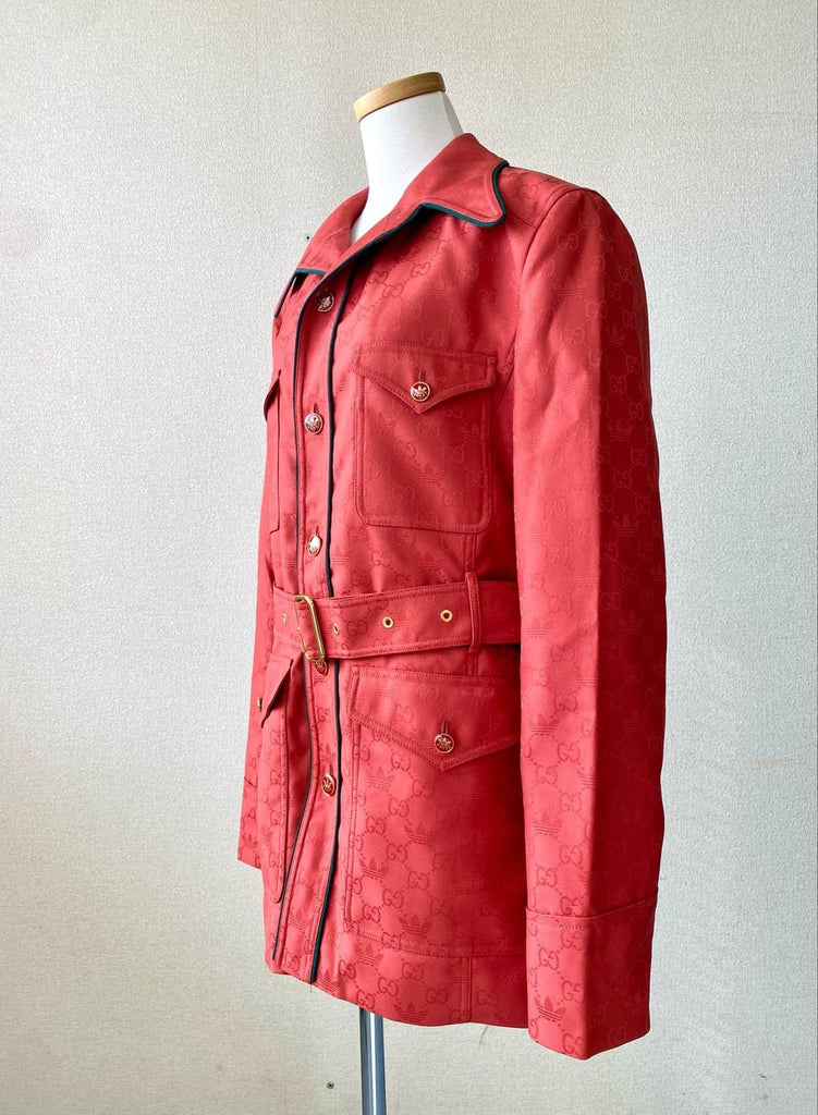 Gucci x Adidas GG Trefoil Coat