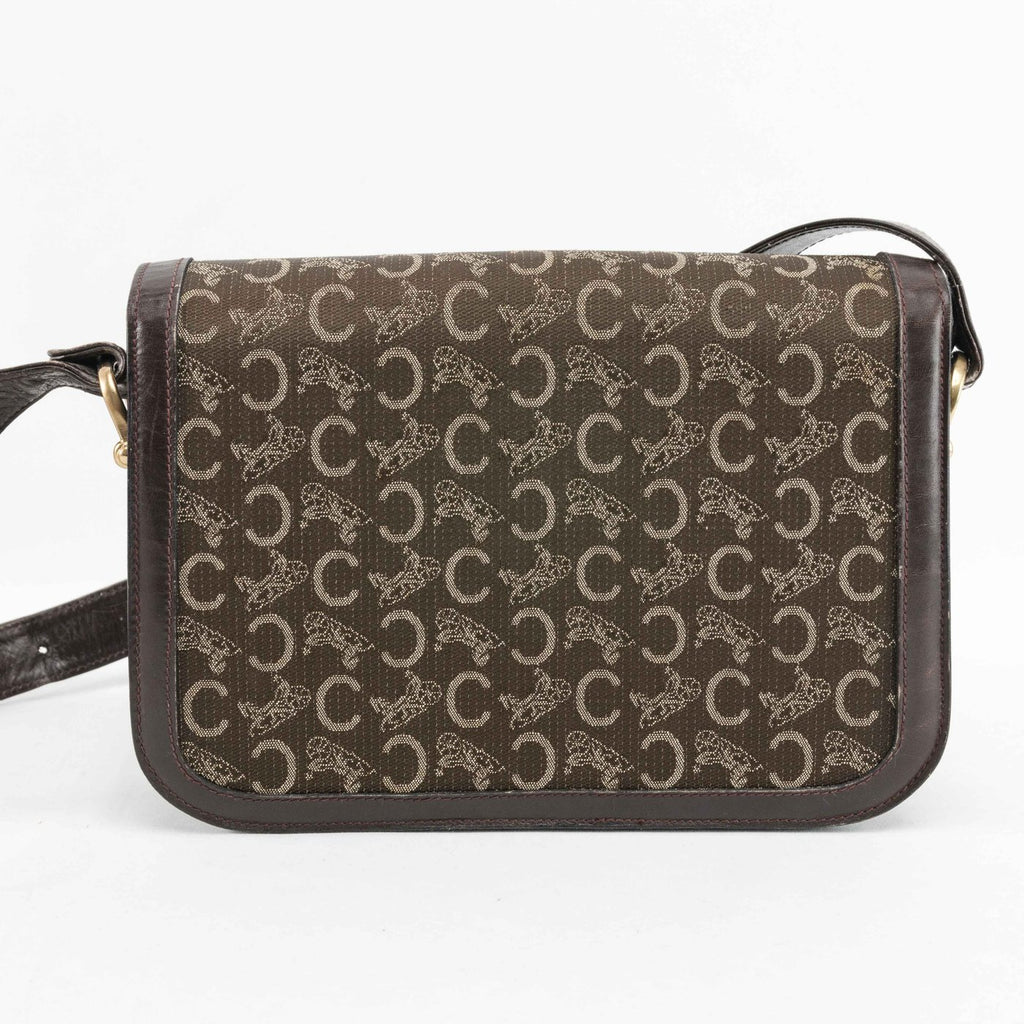 Vintage Celine Macadam Horse Carriage Shoulder Bag