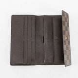 Authentic Louis Vuitton Brown Damier Trifold Wallet