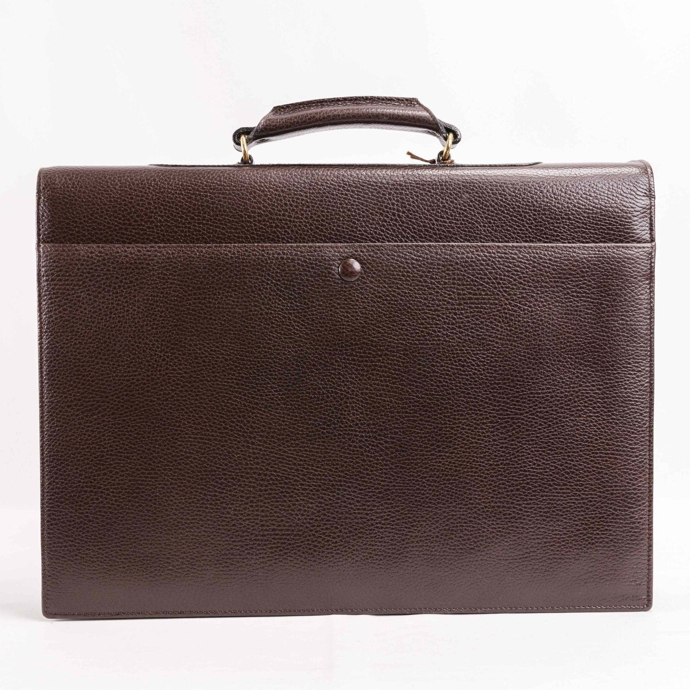 Gianni Versace - Classic Medusa Head Brown Leather briefcase
