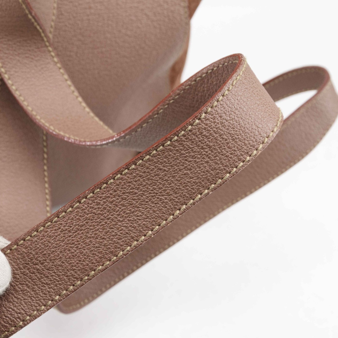 Gucci Suede Bamboo Handle Backpack