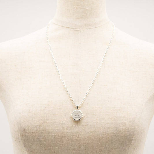 Gucci - Silver - Necklace - Hexagonal Pendant