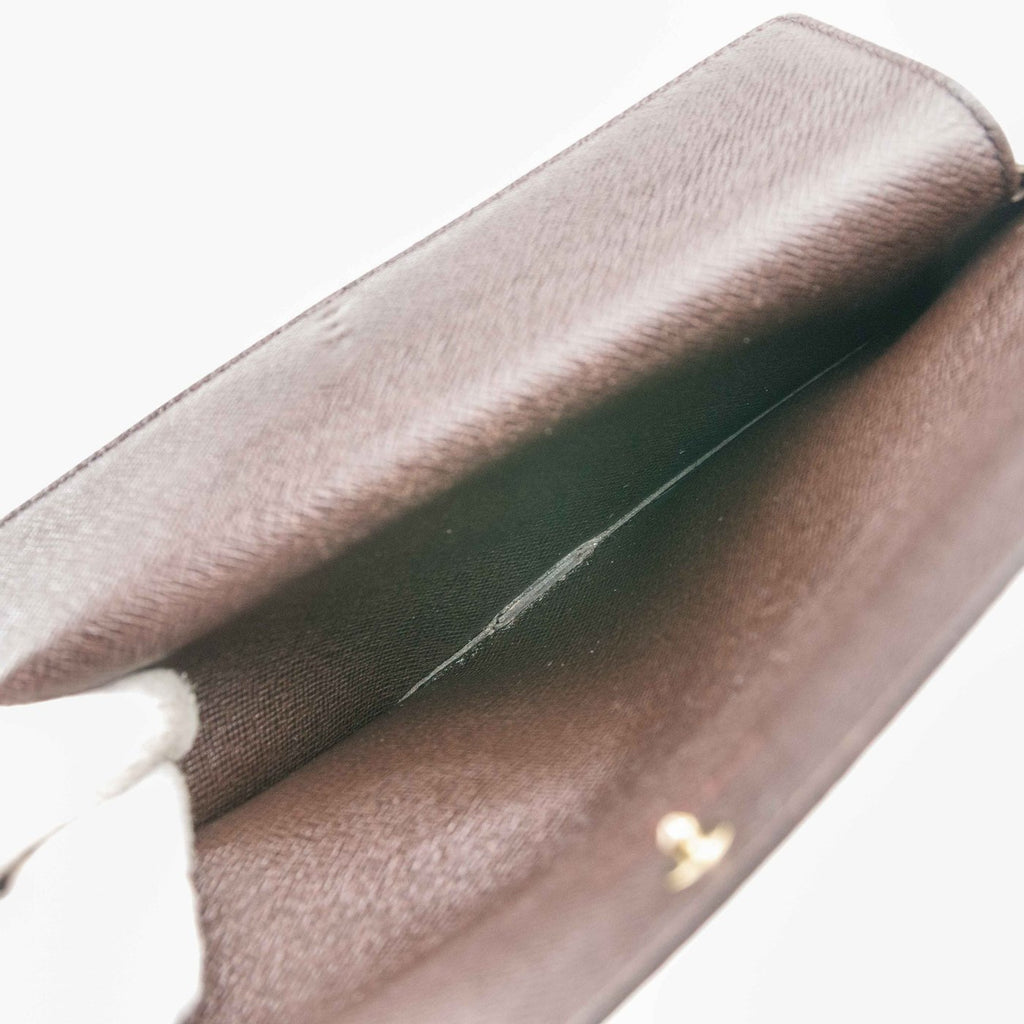Authentic Louis Vuitton Brown Damier Trifold Wallet