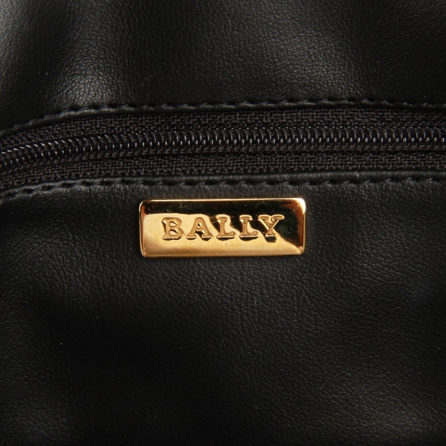 Bally white quilted leather handbag