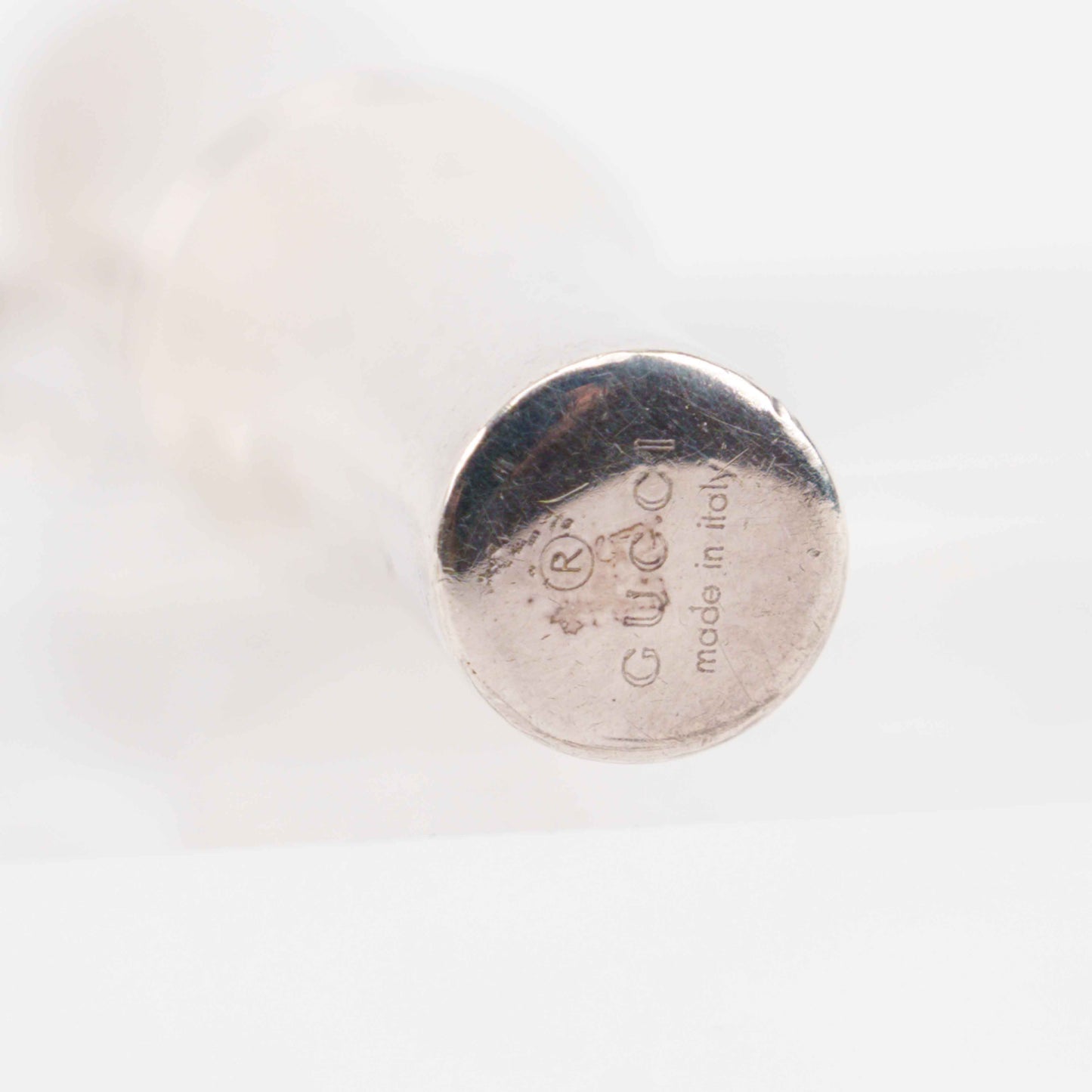 Authentic Gucci – Silver Bamboo Pendant Necklace