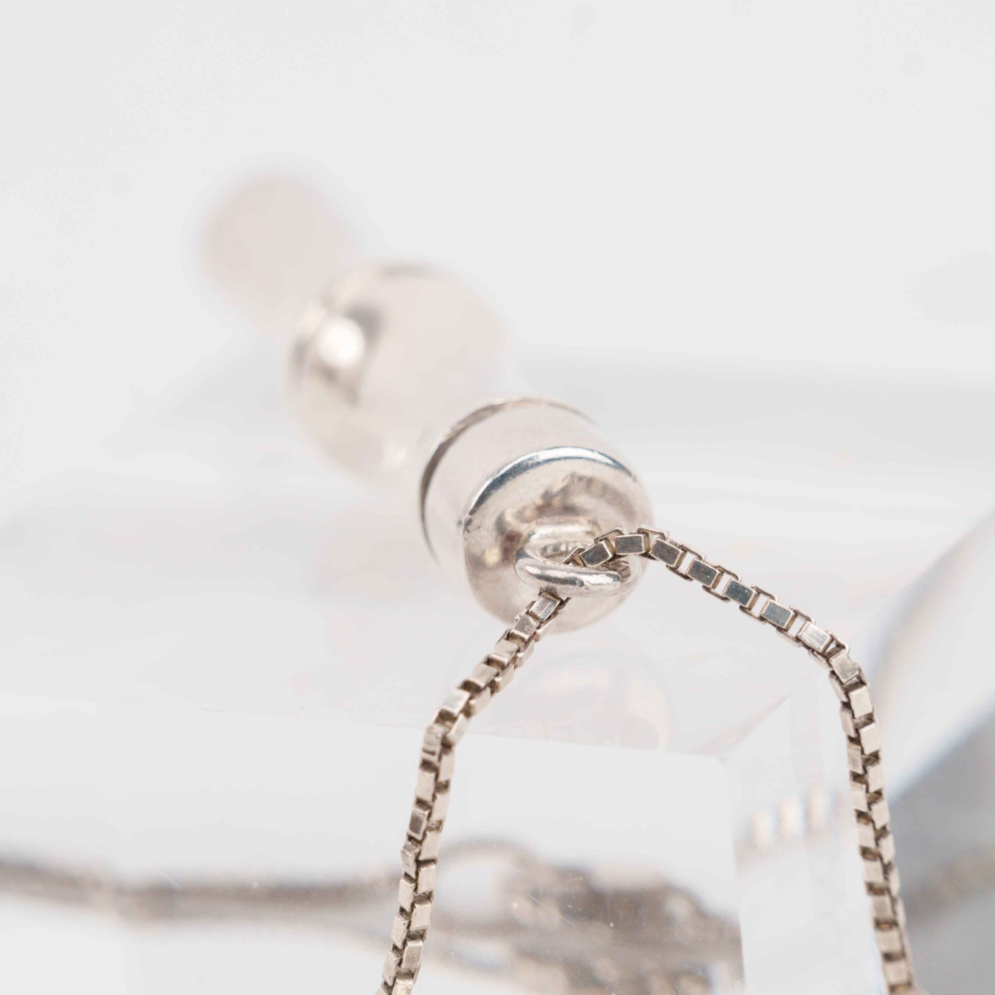 Authentic Gucci – Silver Bamboo Pendant Necklace