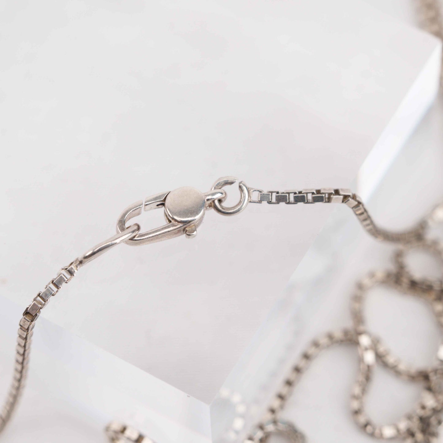 Authentic Gucci – Silver Bamboo Pendant Necklace