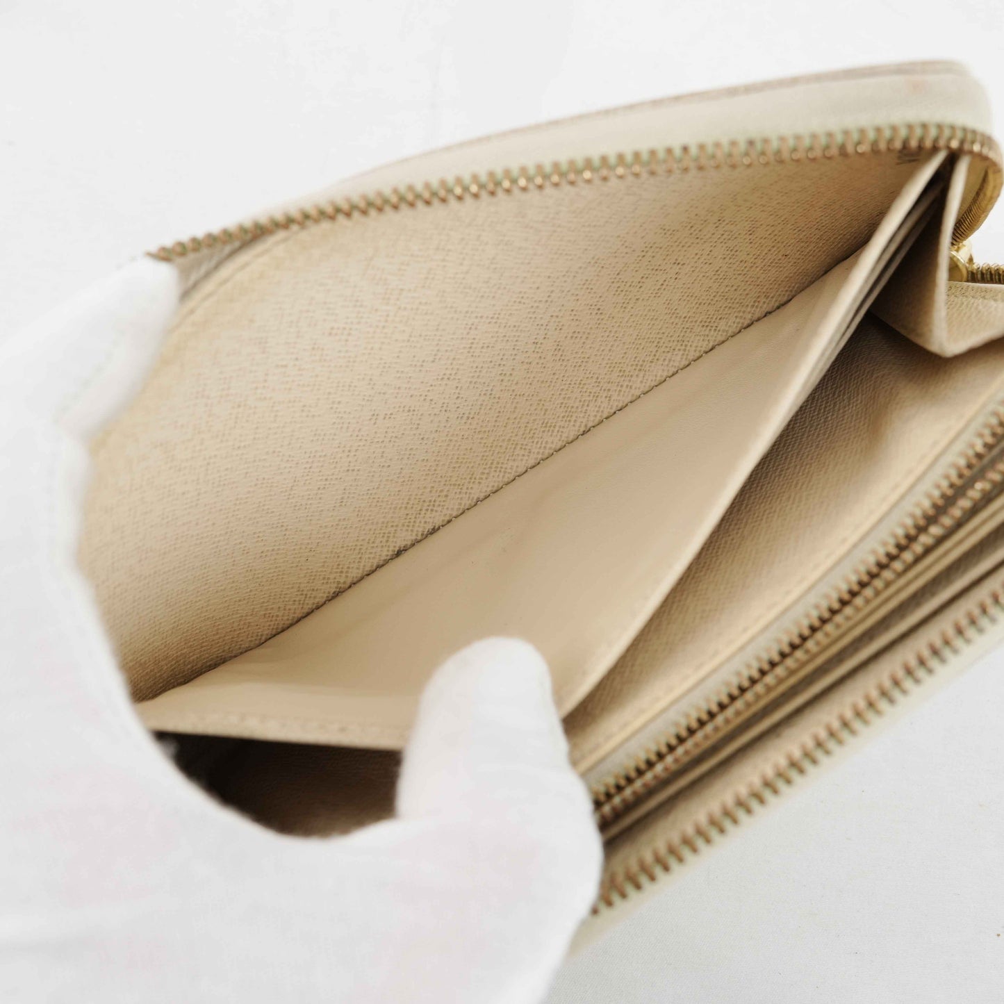 Louis Vuitton Zippy Wallet Damier Azur Canvas – Made in France