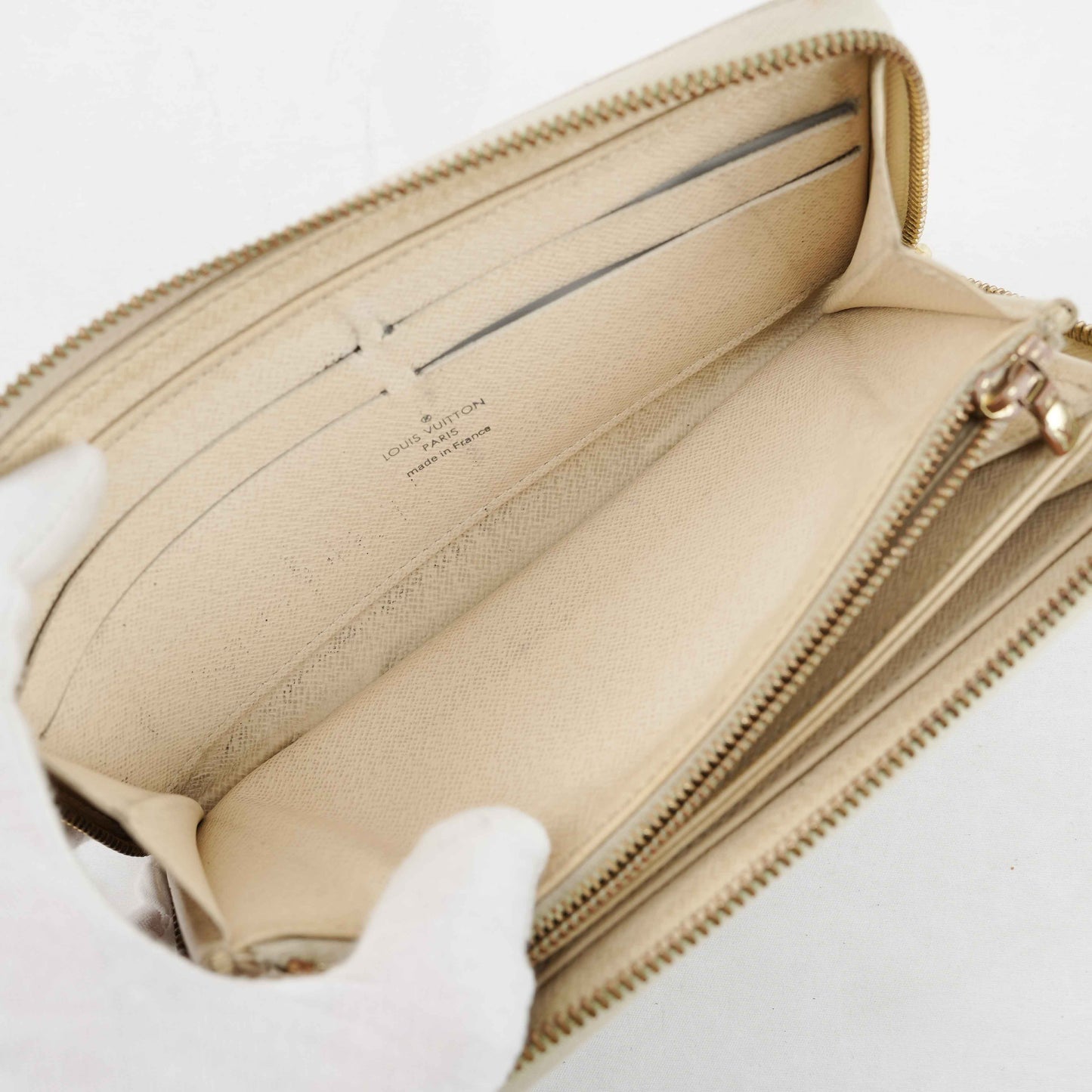 Louis Vuitton Zippy Wallet Damier Azur Canvas – Made in France