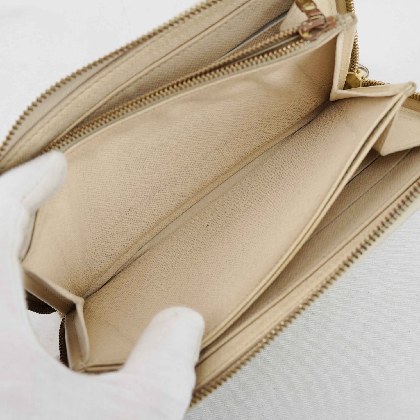 Louis Vuitton Zippy Wallet Damier Azur Canvas – Made in France