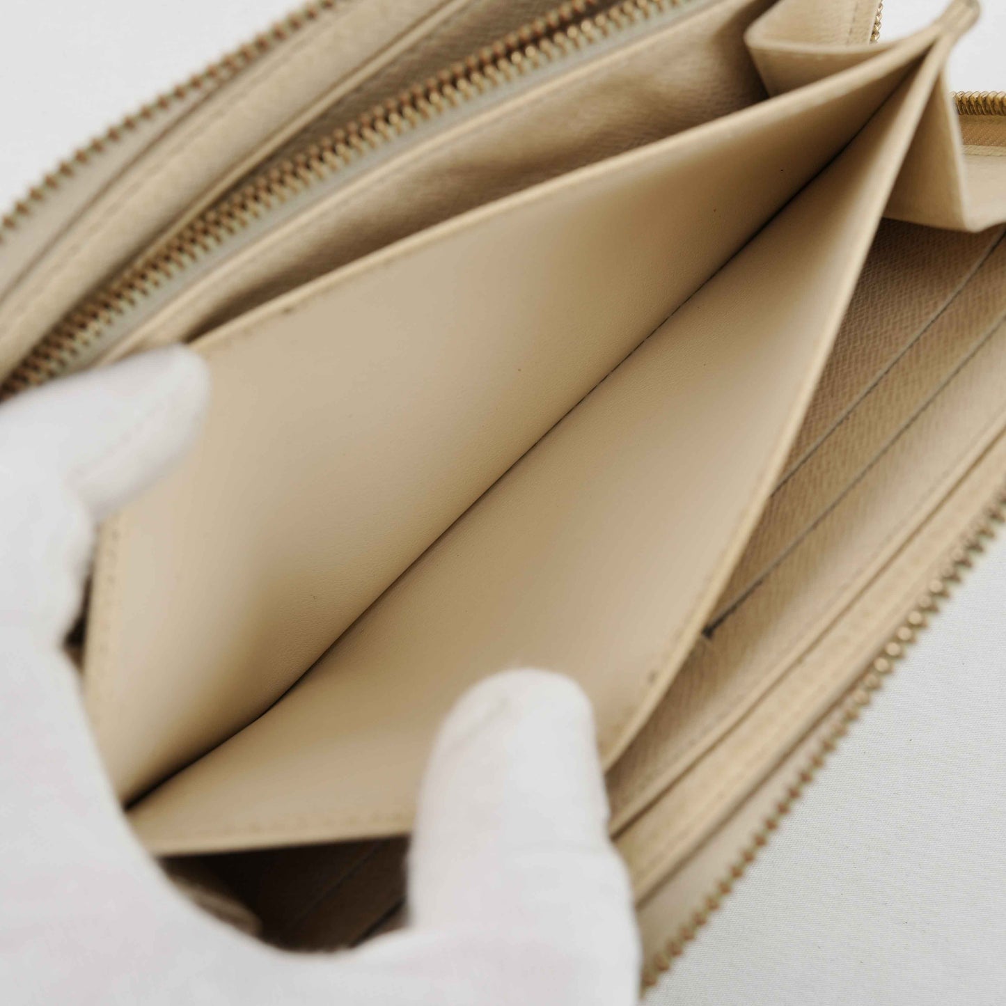 Louis Vuitton Zippy Wallet Damier Azur Canvas – Made in France