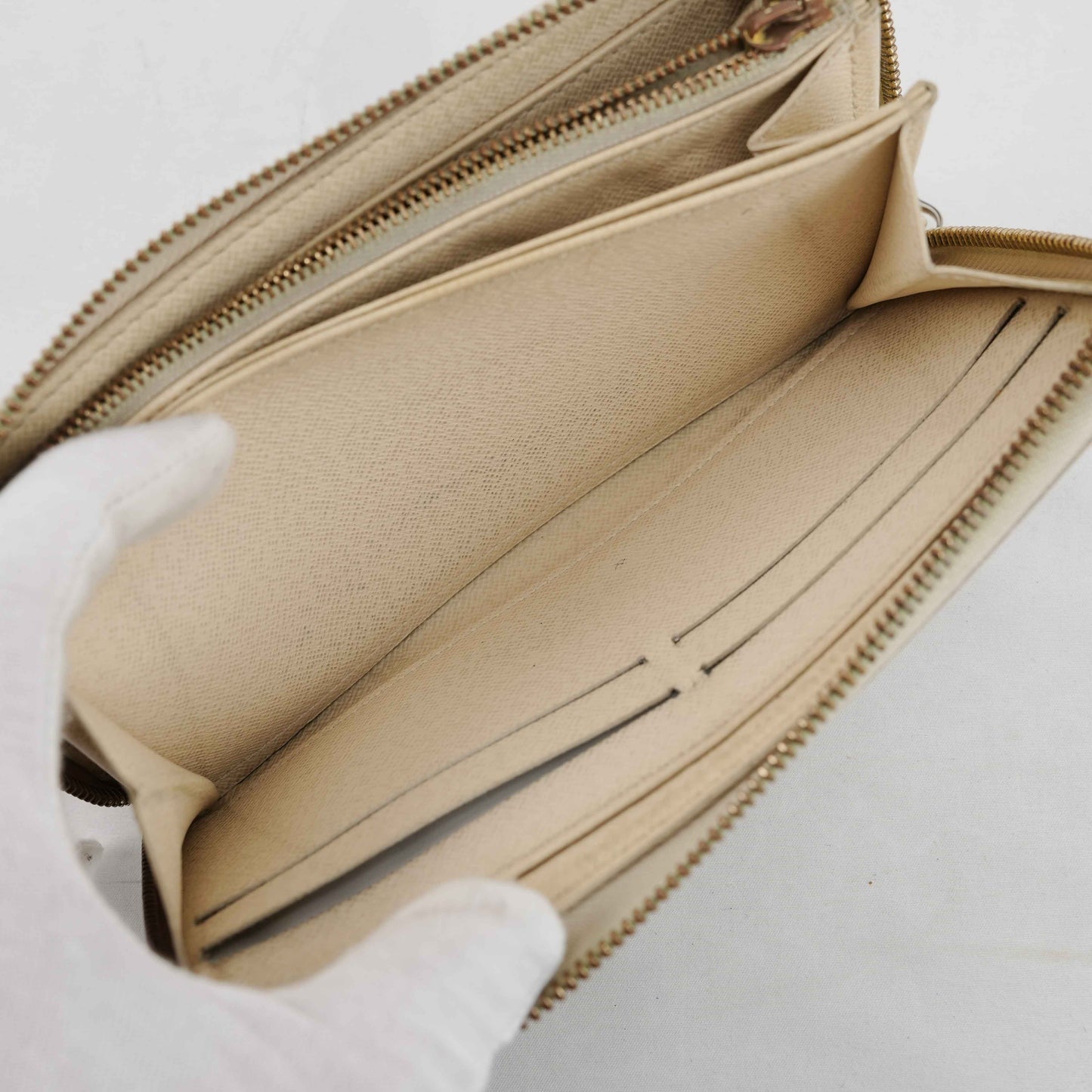 Louis Vuitton Zippy Wallet Damier Azur Canvas – Made in France