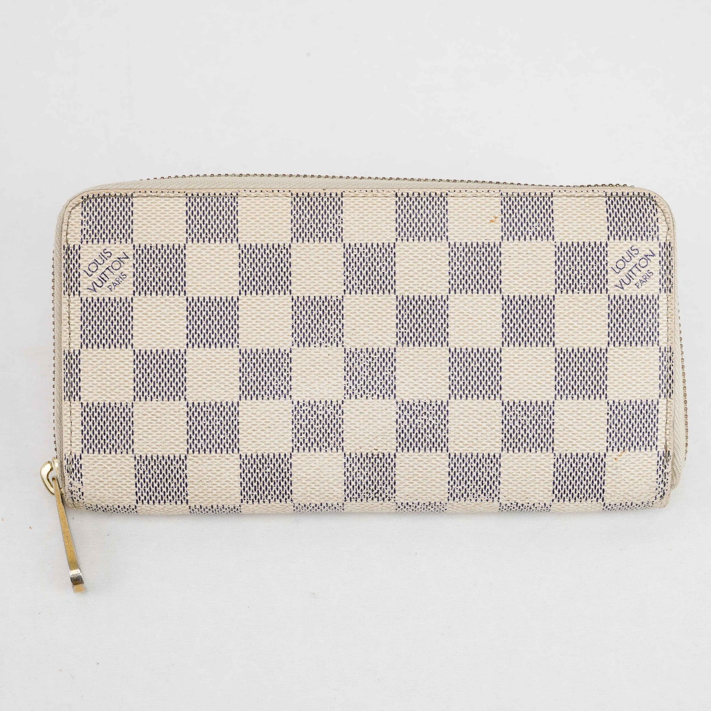 Louis Vuitton Zippy Wallet Damier Azur Canvas – Made in France