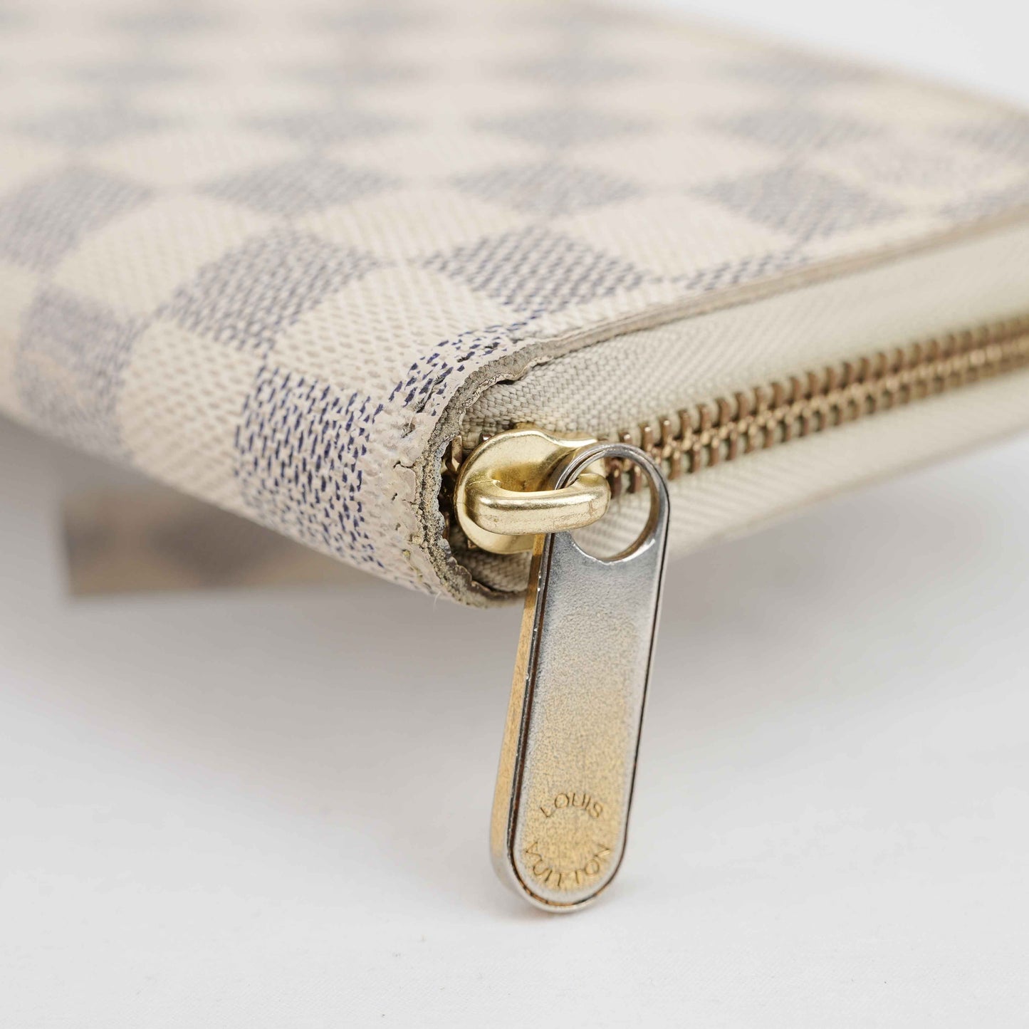 Louis Vuitton Zippy Wallet Damier Azur Canvas – Made in France