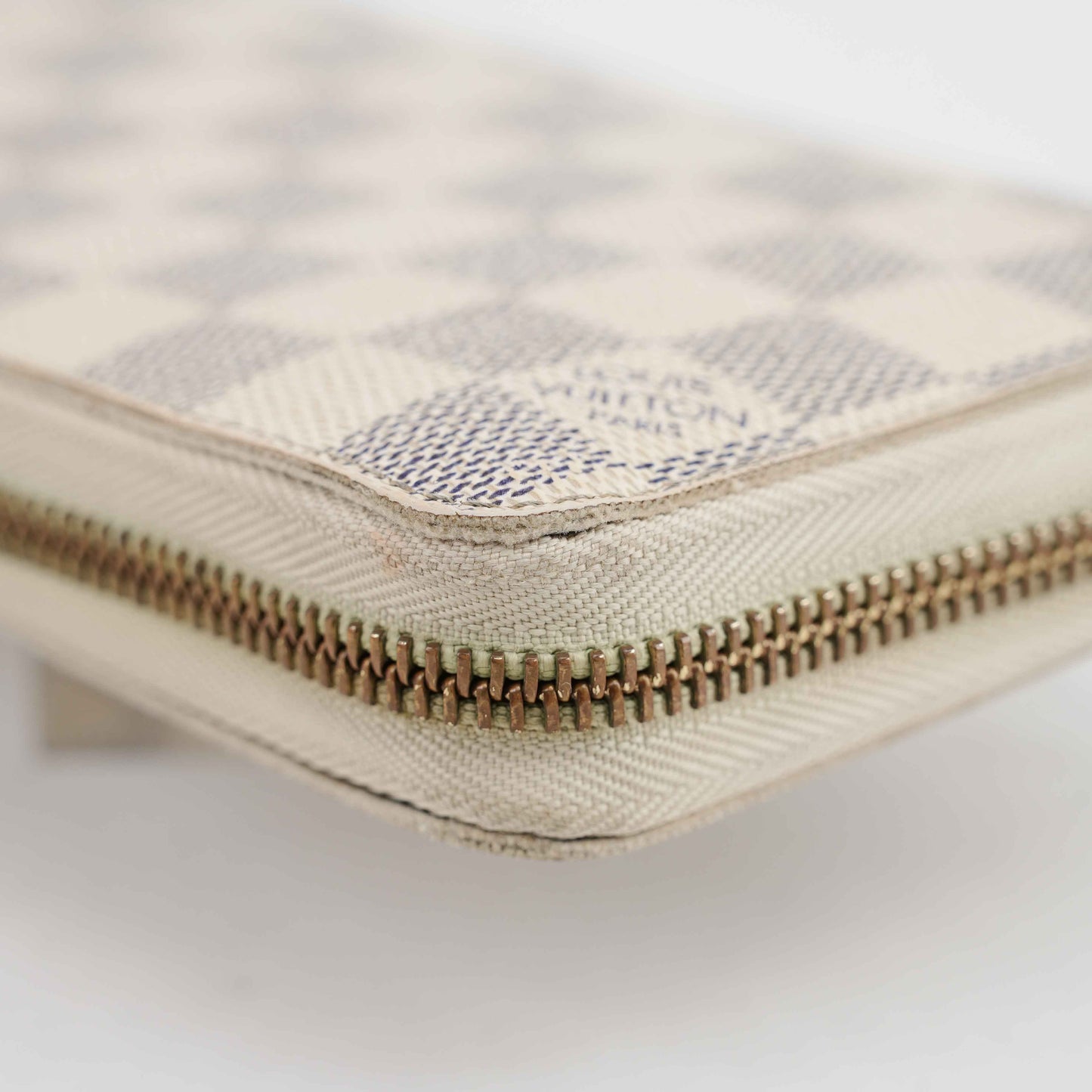Louis Vuitton Zippy Wallet Damier Azur Canvas – Made in France