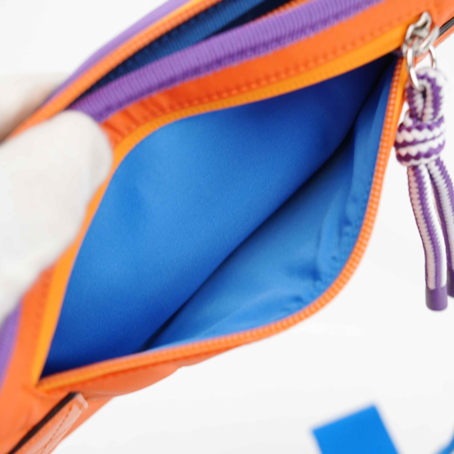 Gucci GG Multicolor Geometric Rubber Belt Bag – Purple/Orange/Blue